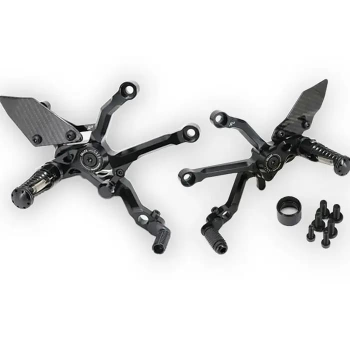 Pour Ducati PANIGALE V4 Panigale V4S 2025 2026, repose-pieds arrière réglables en aluminium et fibre de carbone pour moto