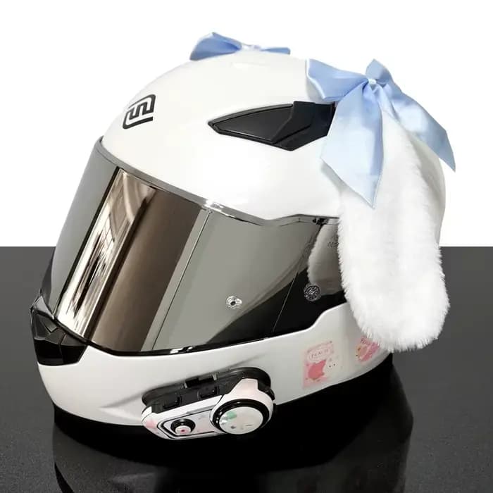 Casque de moto électrique série Kawaii