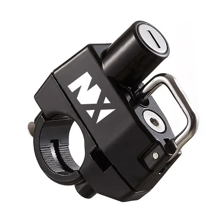 Nouveau Verrou de Casque CNC pour Moto HONDA NX400 NX500 NX 400 500 2024-2026 Antivol Antirouille Dispositif de