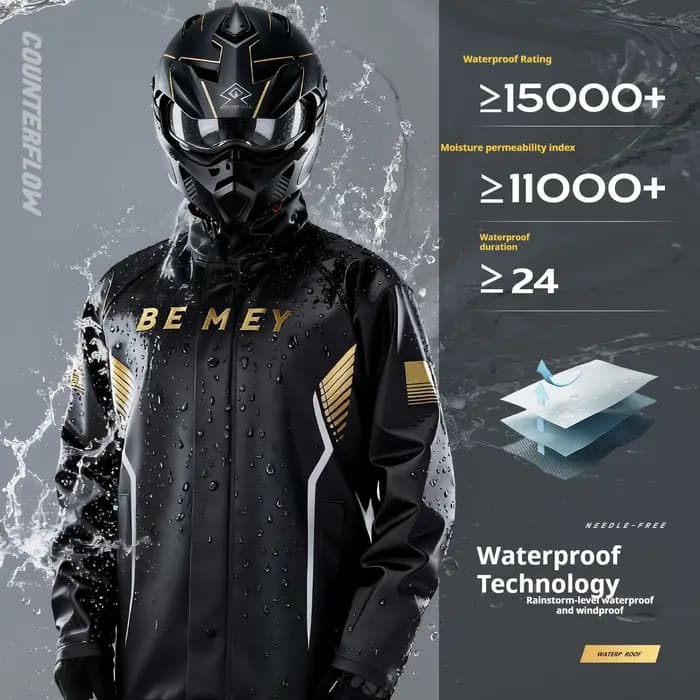 Combinaison imperméable intégrale pour adultes, hommes et femmes, pour la conduite de moto, vêtement extérieur pour motocycliste, pour se protéger des fortes pluies.
