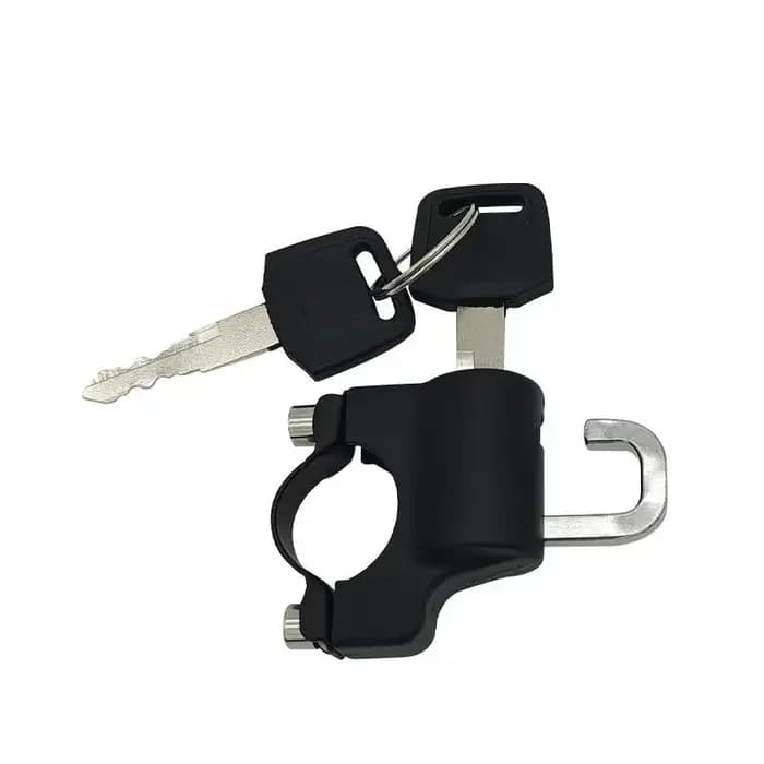 Verrou de casque antivol pour guidon