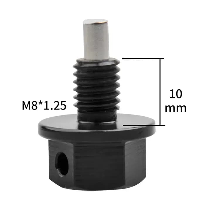 Boulon de vidange d'huile magnétique en aluminium