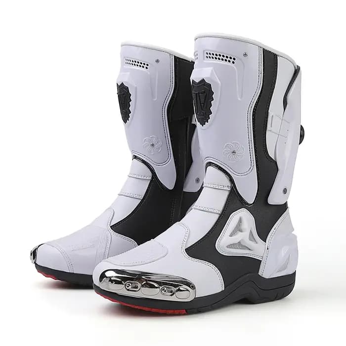 Bottes à plateforme pour moto