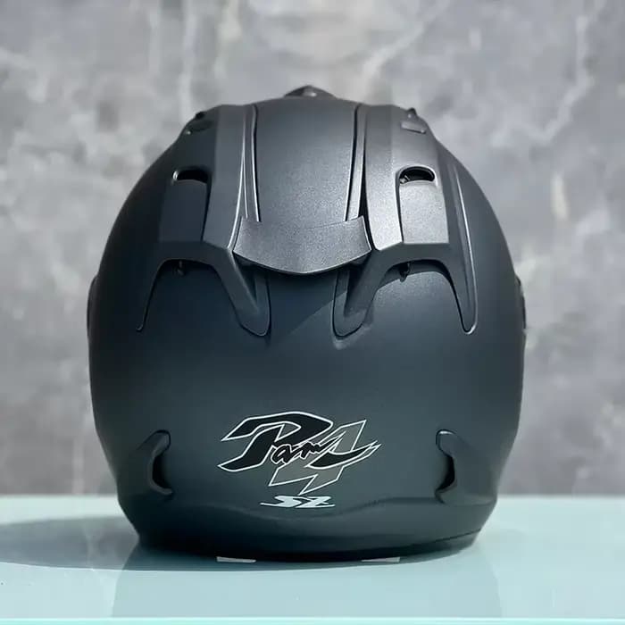 3/4 casque ouvert Ram4 gris mat