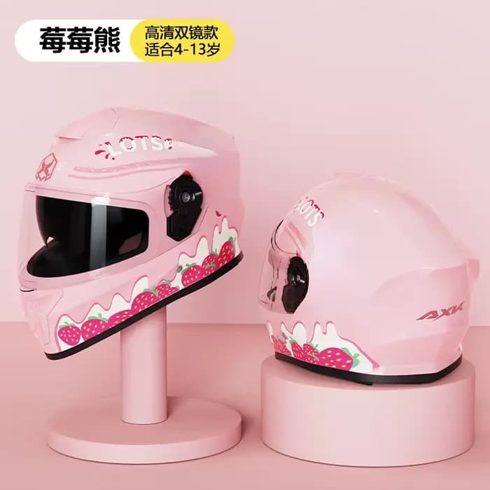 Casque pour enfants casques de moto casque de Scooter pare-soleil Protection solaire casque de Crash