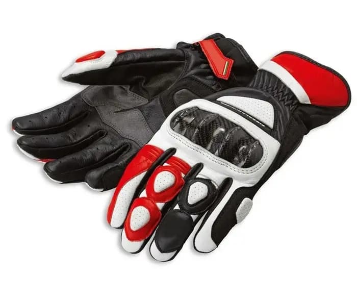 Gants de moto en fibre de carbone pour hommes et femmes