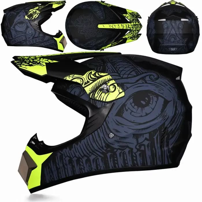 Casque de moto intégral pour enfants