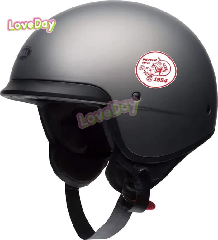 Autocollant de casque de cloche de moto