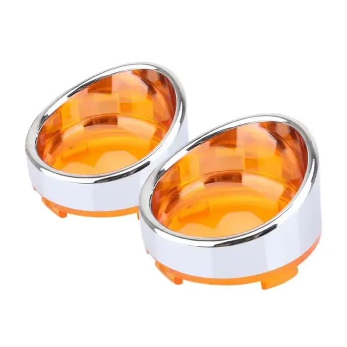 2 pièces moto visière-Style clignotant lunette