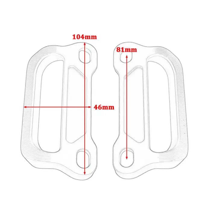 Accessoires Moteur pour 675SR-R 675 SR-R 675SR R 675SRR Poignées de maintien arrière CNC pour passager Pièce de moto