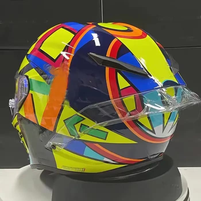 Scooter Motocross grand Spoiler Casque soleil et lune rouleau