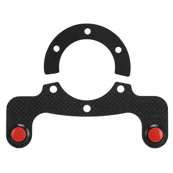 Analyste de boutons de klaxon externes en fibre de carbone pour MOMO OMP Nardi et Rotterdam