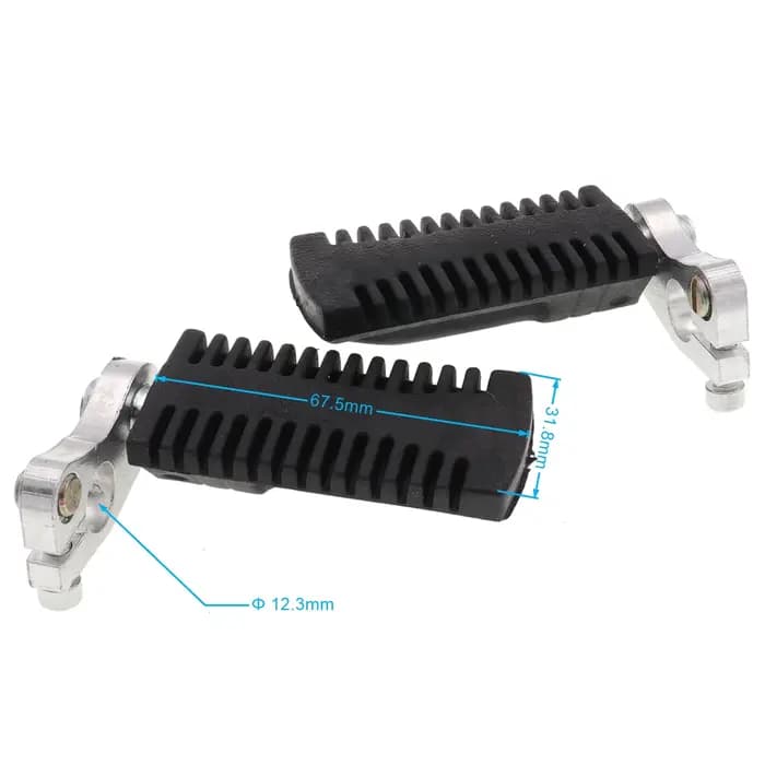 Pédales de moto, repose-pieds pour mini moto 47cc 49cc Pocket D343, façades RL