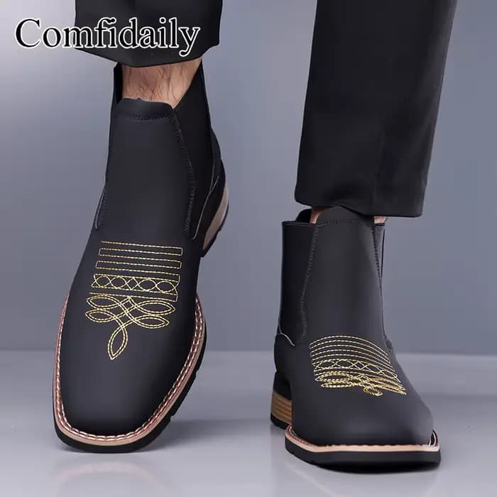 Bottines Chelsea rétro pour hommes