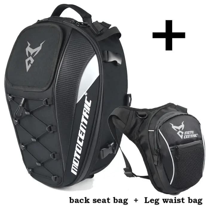MOTOCENTRIC 100% sac de casque de Moto étanche 37L haute capacité multi-fonctionnel épaule taille jambe bagages équipeme