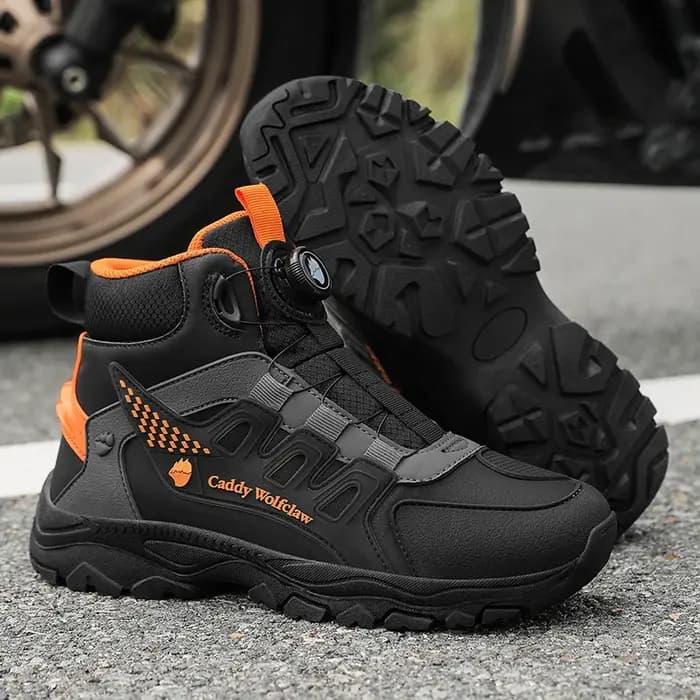 Bottes de moto printemps-automne pour hommes