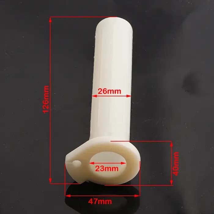 Tube de poignée d'accélérateur torsadé 22mm 7/8 pouces