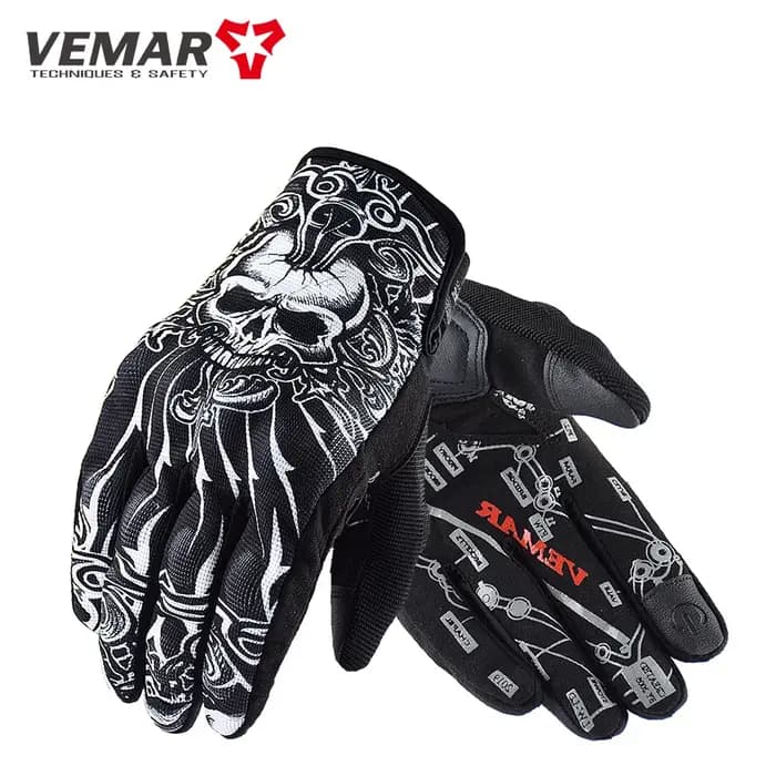 Gants de moto vintage pour hommes