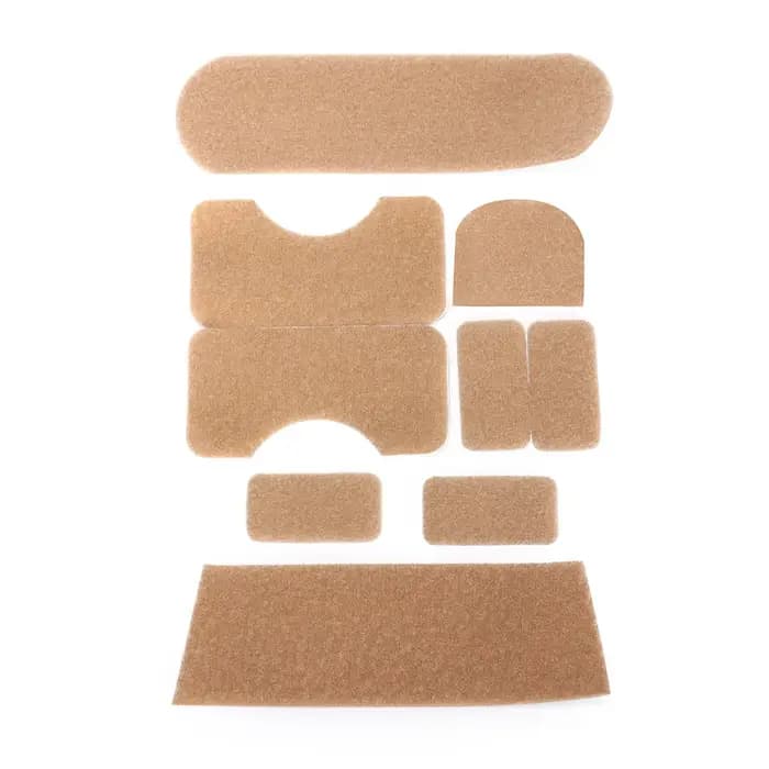 Lot de 9 autocollants professionnels pour casque, en polyester, accessoires adhésifs pratiques pour la fixation DIY des casques