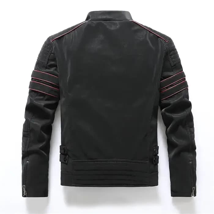 Mcikkny – veste et manteaux de motard en cuir pour hommes