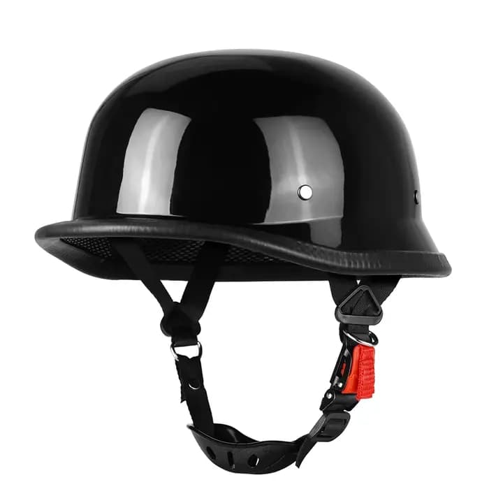 Casque Moto Demi-ouvert Tendance avec Visière Anti-UV – Casque de Sécurité pour Moto et Motocross An