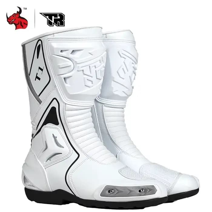 Bottes d'équitation tout-terrain bottes de Motocross hommes femmes équipement de moto bottes de moto