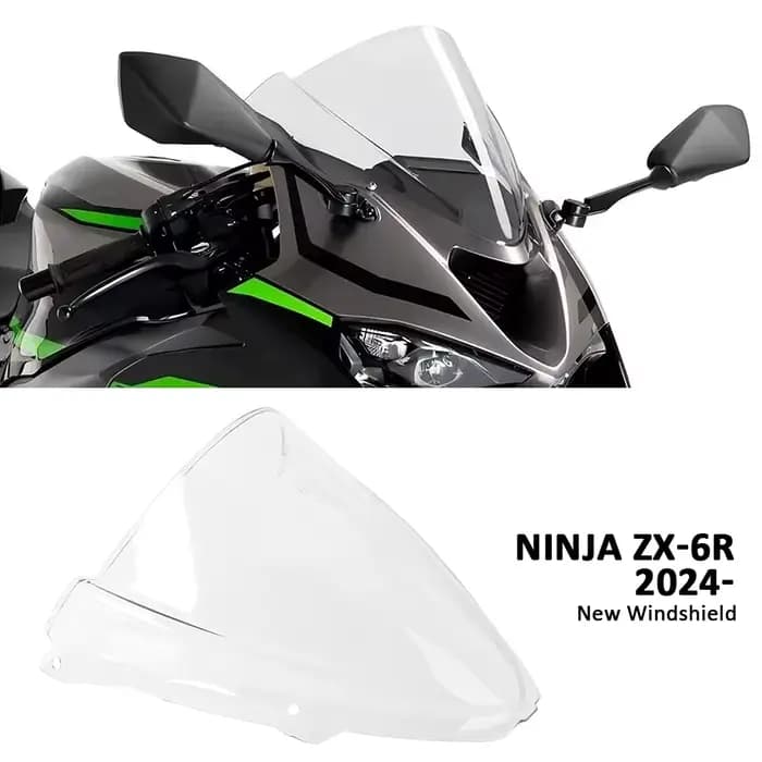 Accessoires de moto pare-brise Double bulle pour KAWASAKI NINJA ZX-6R ZX 6R