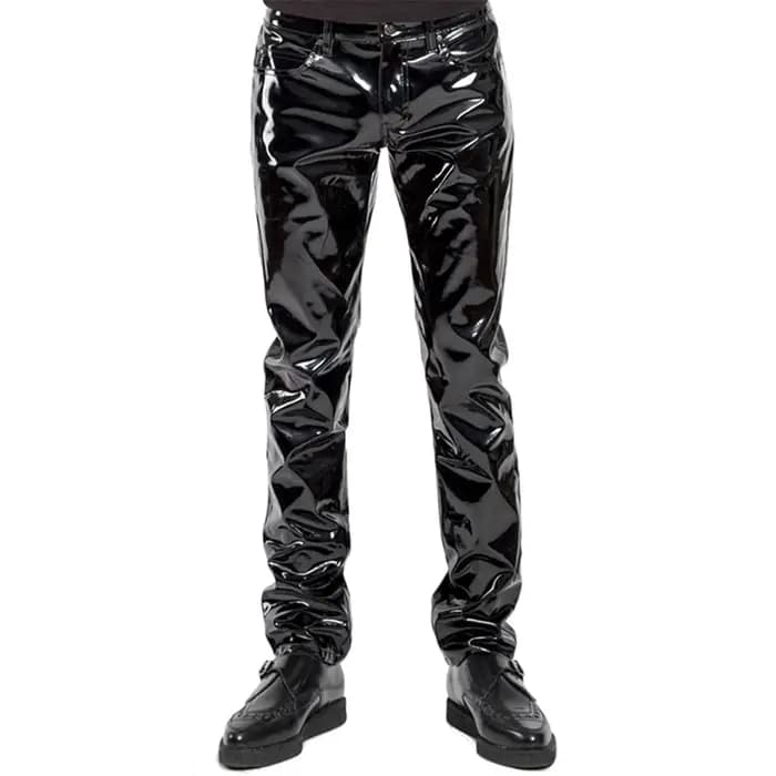 Pantalon de moto en cuir pour hommes