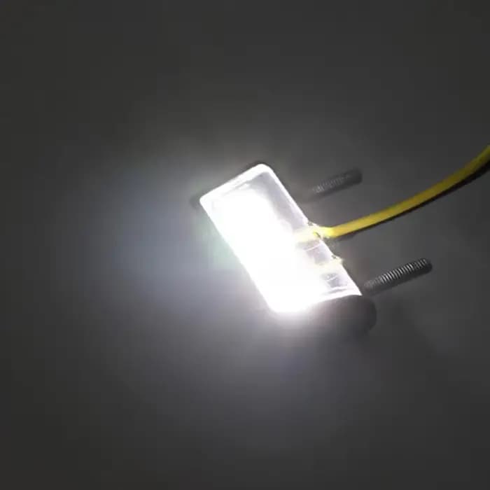 Feu d'immatriculation LED pour motos 12V, feu arrière LED étanche pour permis de moto