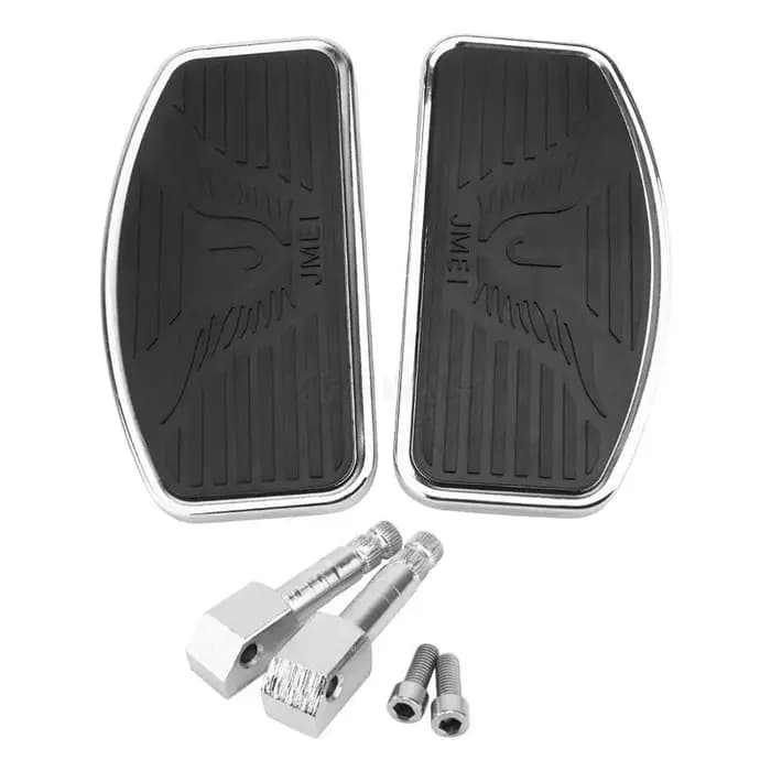 Support de pied large pour conducteur de moto