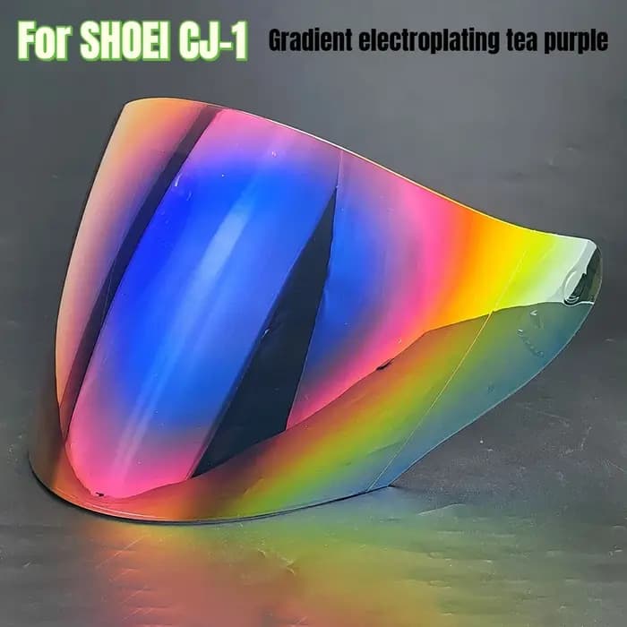 Lentille de visière de casque de moto pour SHOEI CJ-1, remplacement, anti-UV, anti-rayures, anti-poussière, pare-vent, équipements et accessoires de moto