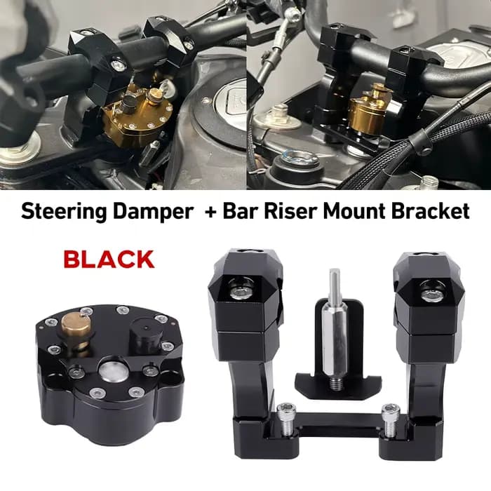 Amortisseur de direction pour moto CFMOTO 450MT 800MTX, barre stabilisatrice de direction, pince mon