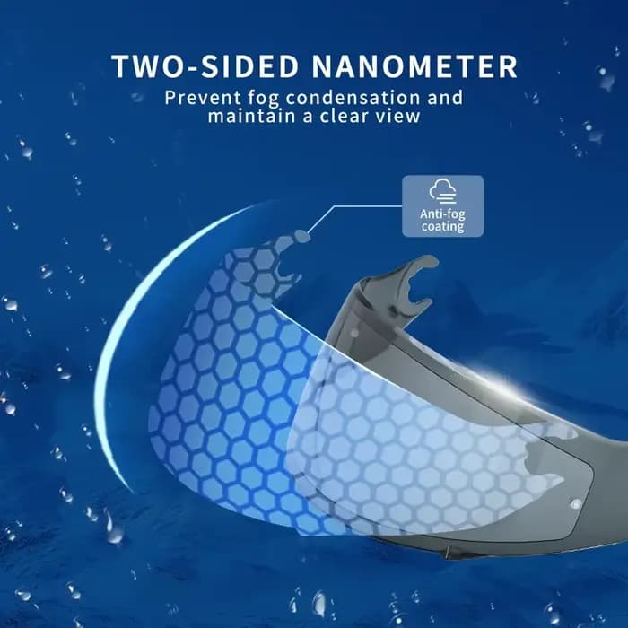 Visière de casque de moto pour casques Spartan