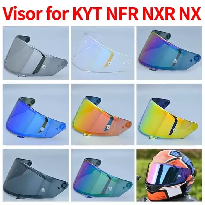 Nfr casque visière bouclier lentille TT NFR NXR NX