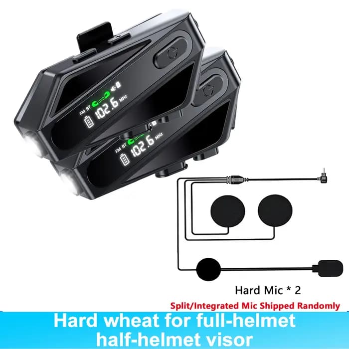 Interphone Bluetooth pour casque de moto C6