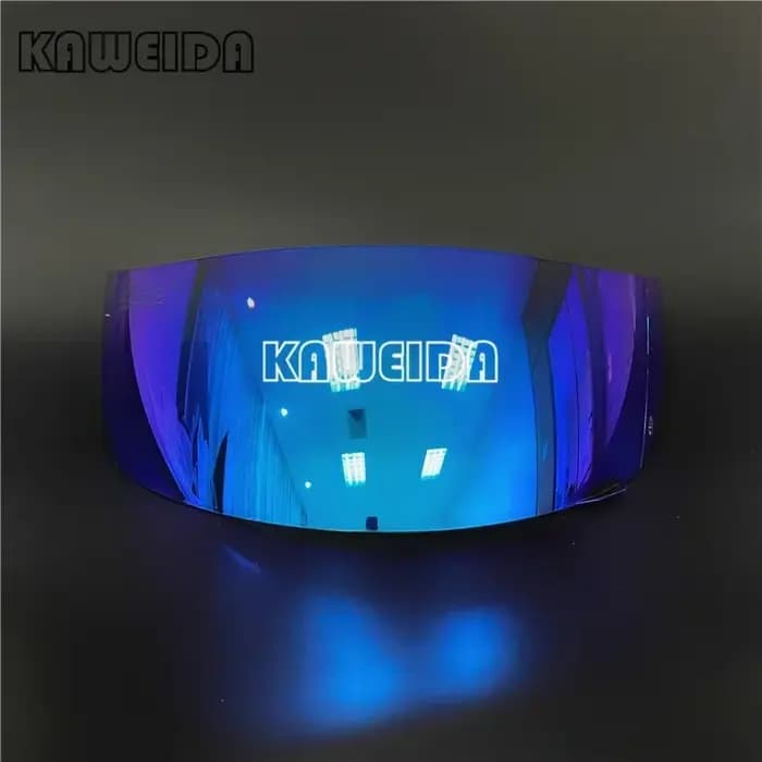 Lentille de casque de moto UV-Verde