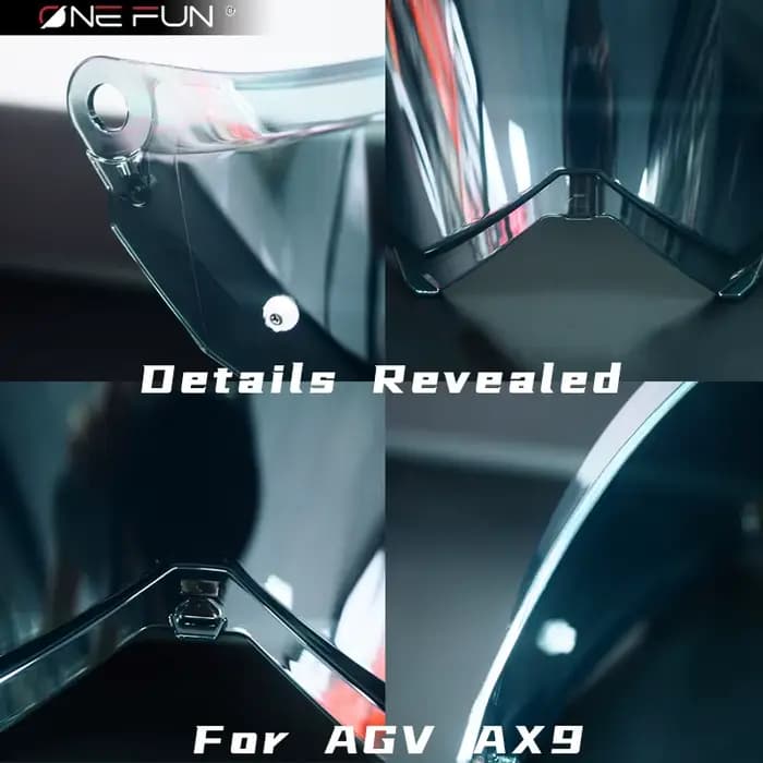 Visière de casque de moto intégral