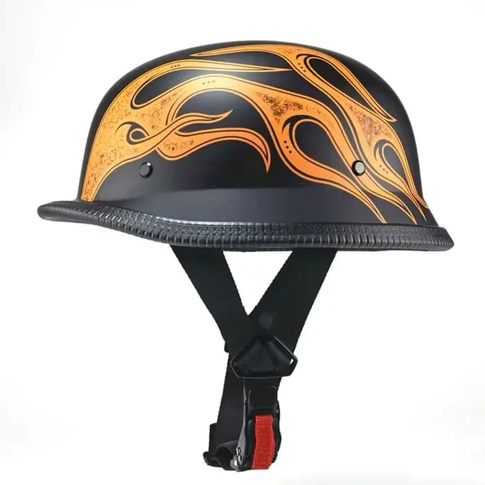Nouveau casque de moto approuvé DOT demi-visage Vintage rétro allemand Protection de sécurité nouvel été unisexe casquettes de route casques