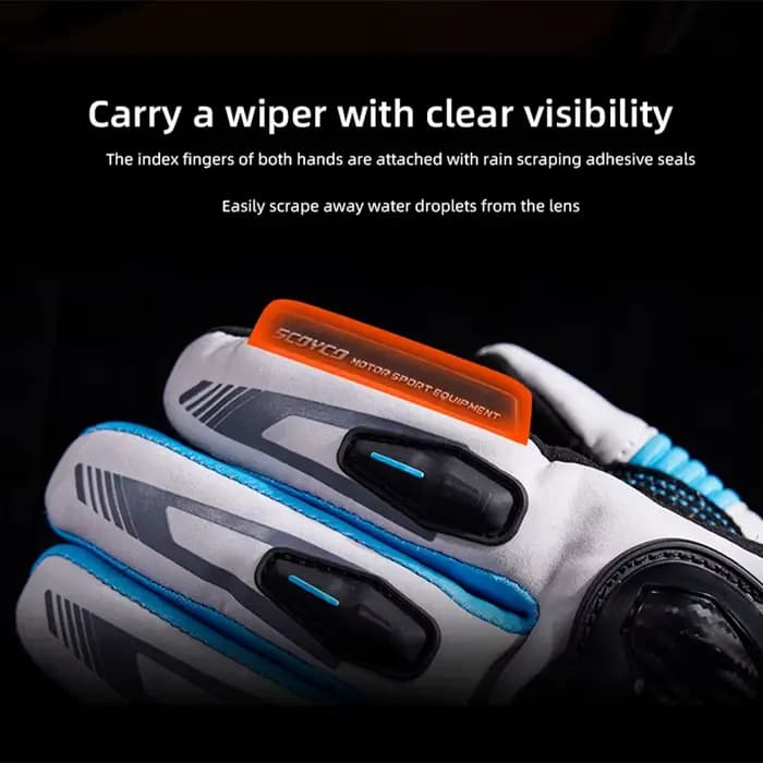 Gants de moto à écran tactile pour hommes et femmes