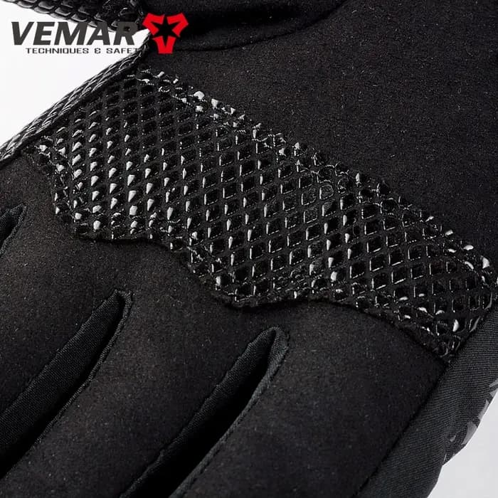 Gants de moto d'hiver VEMAR, réfléchissants, colorés, doublés de polaire, imperméables, coupe-vent, protection thermique, compatibles avec les écrans tactiles