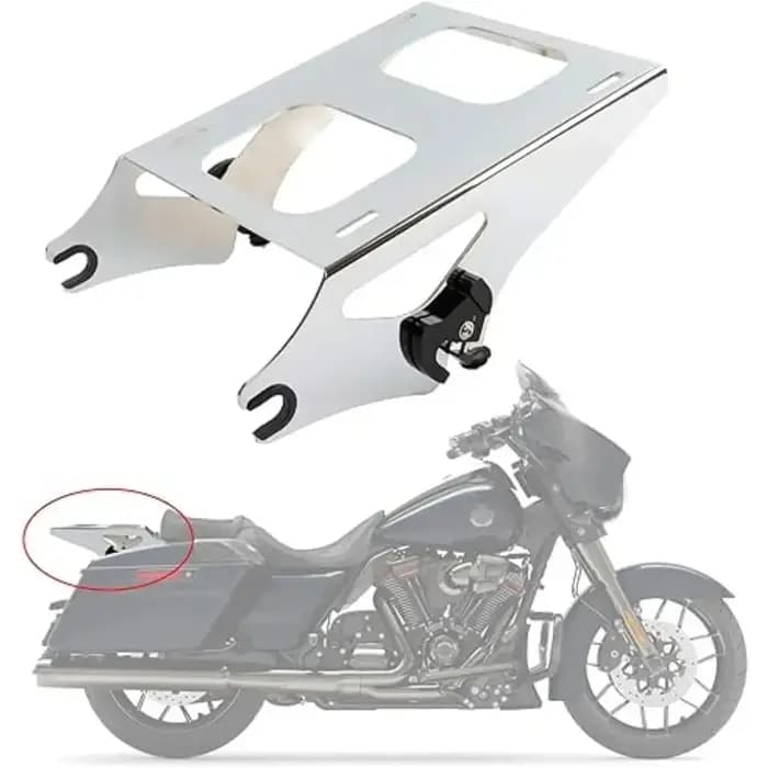 Porte-bagages de montage détachable pour moto