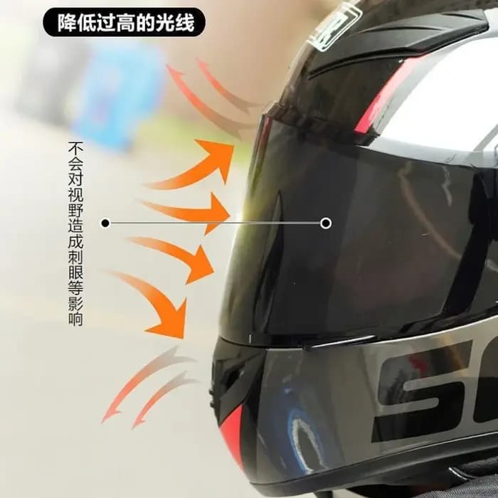 Visière pour casque AIROH Commander 2, accessoires pour casque de moto