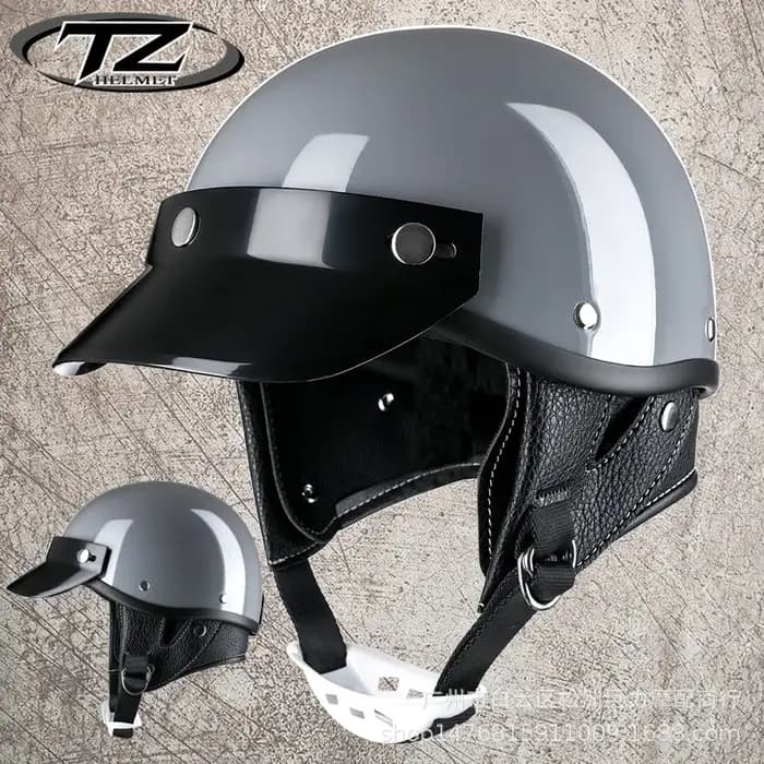 Casque de moto rétro japonais
