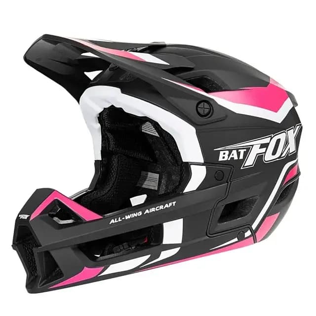BATFOX casque intégral vtt vélo de montagne moto intégré course tout-terrain multicolore bloc de tête chapeau casques