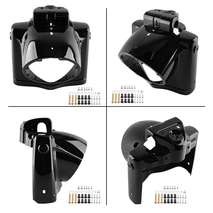 Accessoires de moto, couvercle de phare rond de 7 pouces