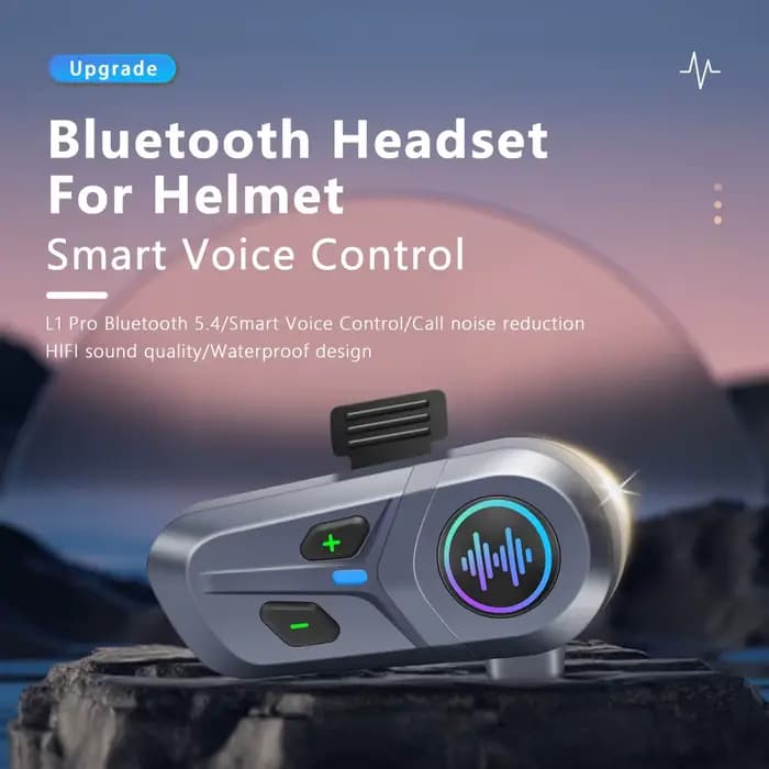 Casque de moto intelligent à commande vocale BT 5.4