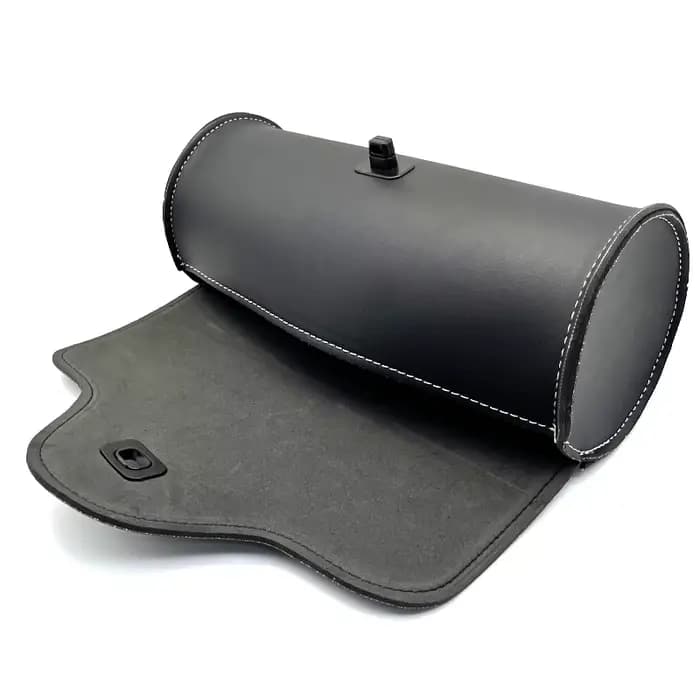 Boîte à outils pour moto, sac arrière pour véhicule électrique, sac suspendu pour vélo, sac avant rétro, sacoche universelle en cuir étanche