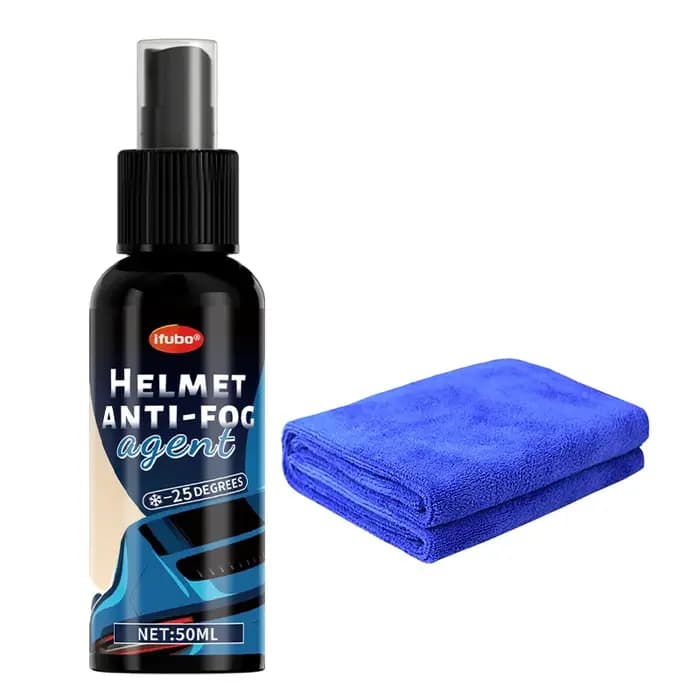 IFUBO Spray anti-buée pour casque 50ml -25 ° Désembueur multi-usages pour miroirs de moto et de voiture