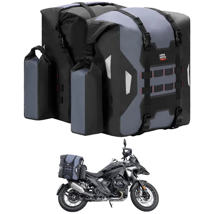 Sacs de sacoche de moto avec porte-bouteilles