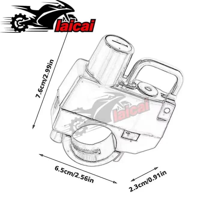 Serrure pour casque de moto – Sécurité antivol avec 2 clés